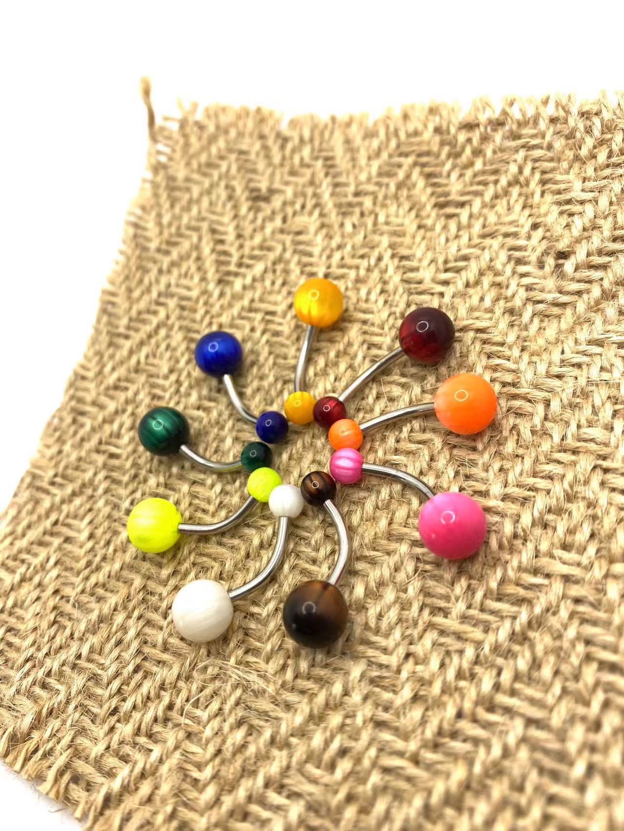 Classic Zircon Cat-eye Navel Ring Piercing For Elegant Style_voghion.com