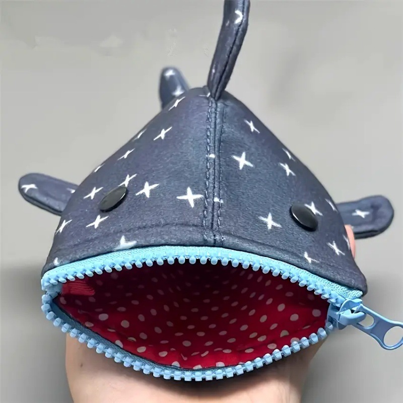 リトルサメクリエイティブサメ鉛筆バッグ学生かわいい面白い大容量文具収納袋鉛筆バッグ|undefined