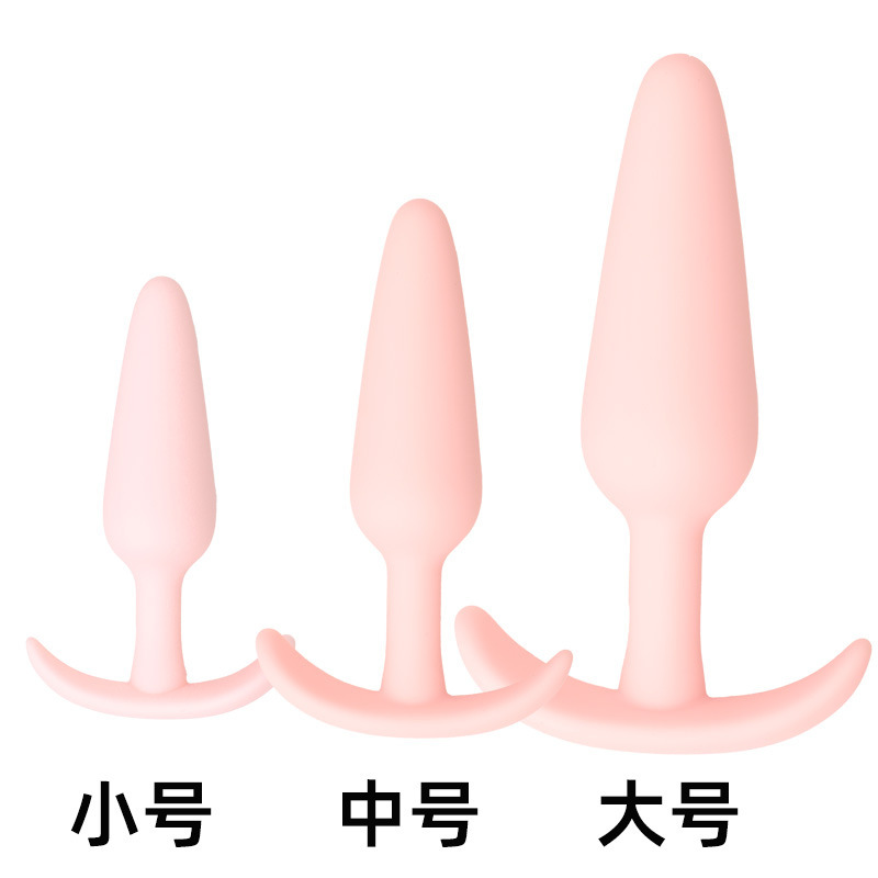 Silicone Anal Beads Strip, Wearable Black Anal Plug for Adults — detail image 6