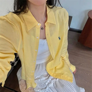 工厂现货白色刺绣衬衫女上衣2026新款亚麻衬衣长袖老钱风2026新款
