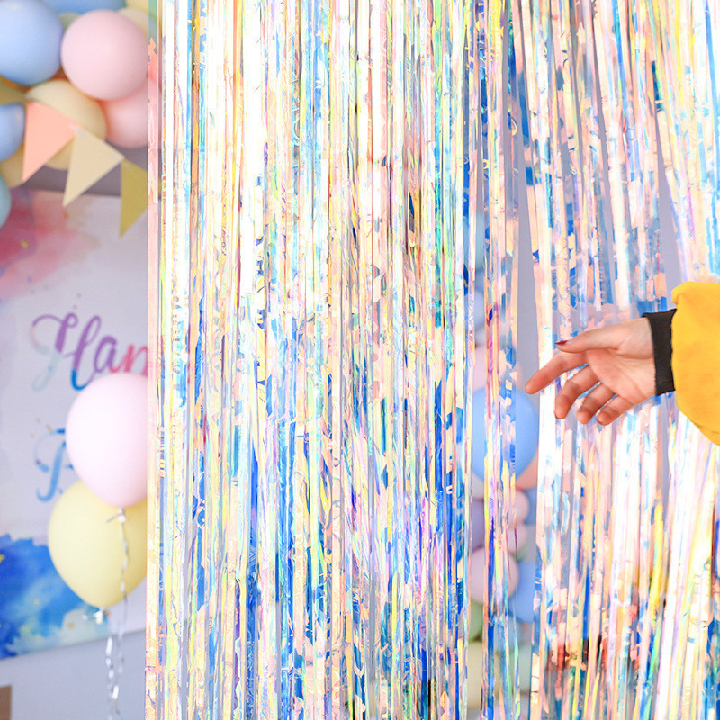 1 meter 2 meter 3 meter 4 meter high colorful laser rain silk colorful rain silk curtain party background decorations birthday curtain 1 meter 2 meter 3 meter 4 meter high colorful laser rain silk colorful rain silk curtain party background decorations birthday curtain