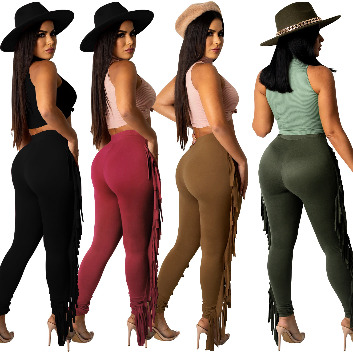 C5369 precio especial sin reembolso sin cambio de ropa de moda transfronteriza con cuidado, chaleco sin mangas, pantalones largos de dos piezas