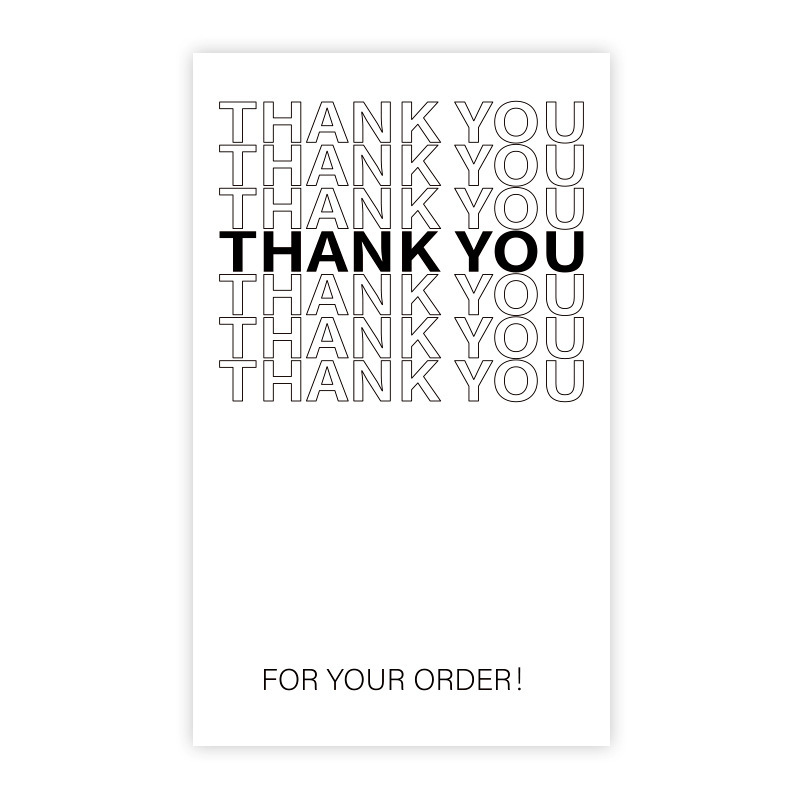 Spot al por mayor rectángulo gracias a la pegatina de sellado de la caja del avión