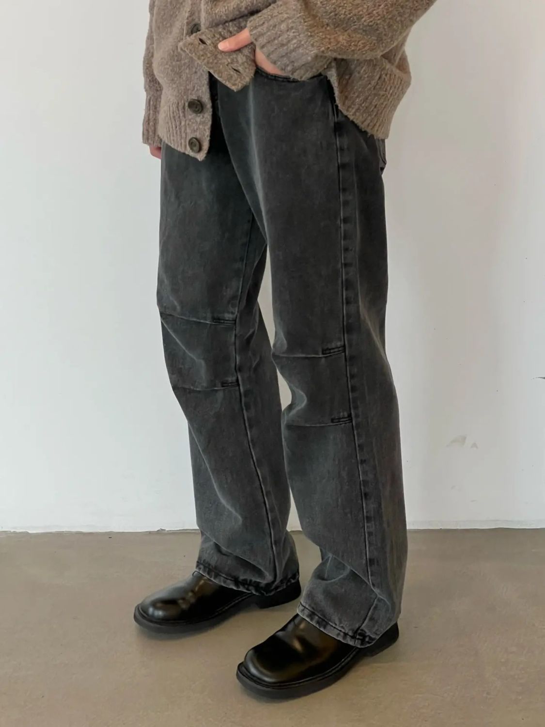 ShoeVault Lazy Commuter, scarpe derby slip-on da uomo alla moda in pelle elasticizzata con punta alta e bassa, per lavoro e guida_voghion.com