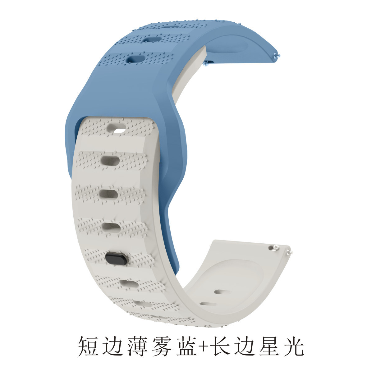 Adecuado para Samsung/Huawei/huami/jiaming/patrón de grano de arroz patrón de puntos correa de silicona 12/16/18/20/22