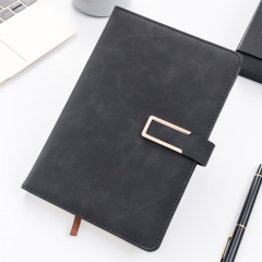 A5 Leather-bound Magnetic Closure Notebook for Business Meetings, Office Work, and Enhanced Recording Custom Notebooks Manufacturer