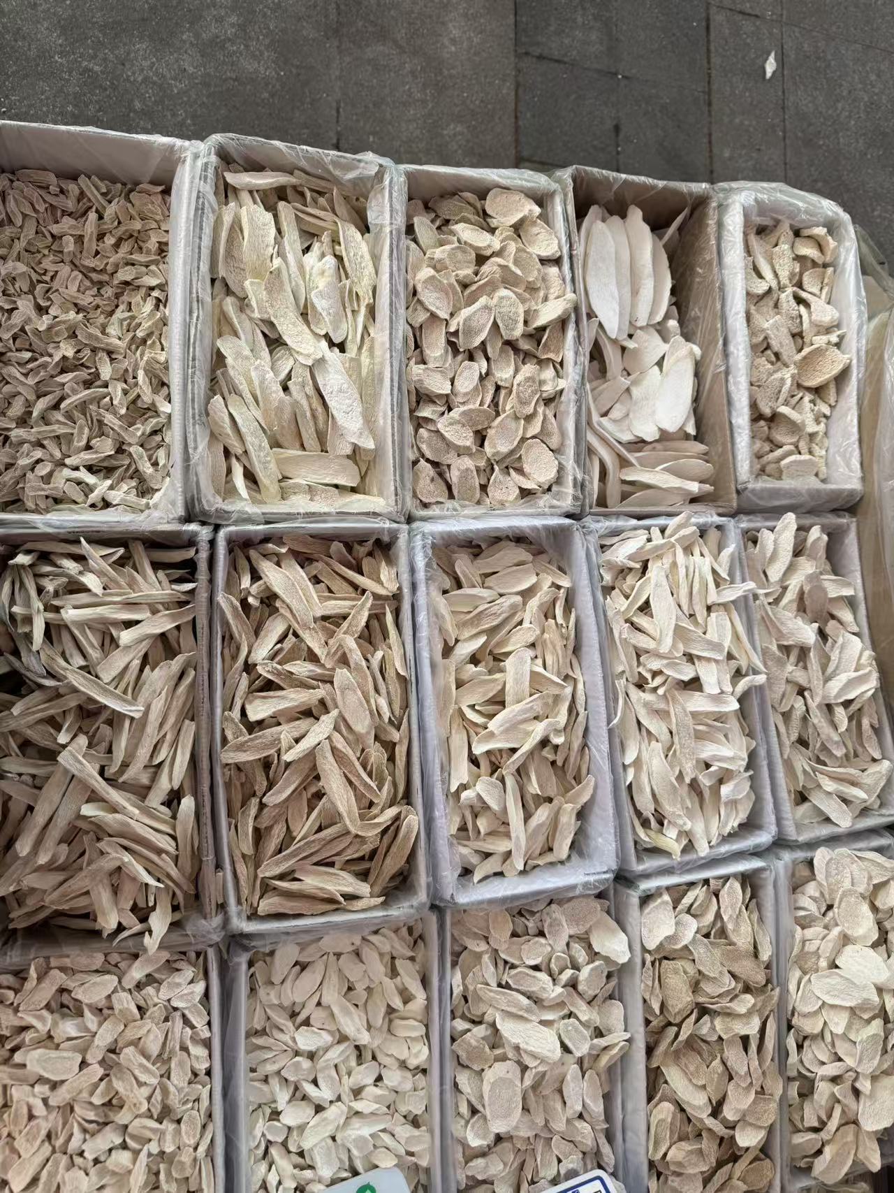 Chinese Yam Slices Huai Shan Yao Dried Dioscorea Opposita Root for Soup Tea and Cooking 1000g Bulk Bag quality and texture