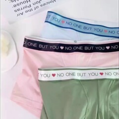 New Modal Cotton Men's Straight Leg Boxer Briefs Comfortable Breathable Mid-rise Boxer Briefs Large Size 200 Pounds