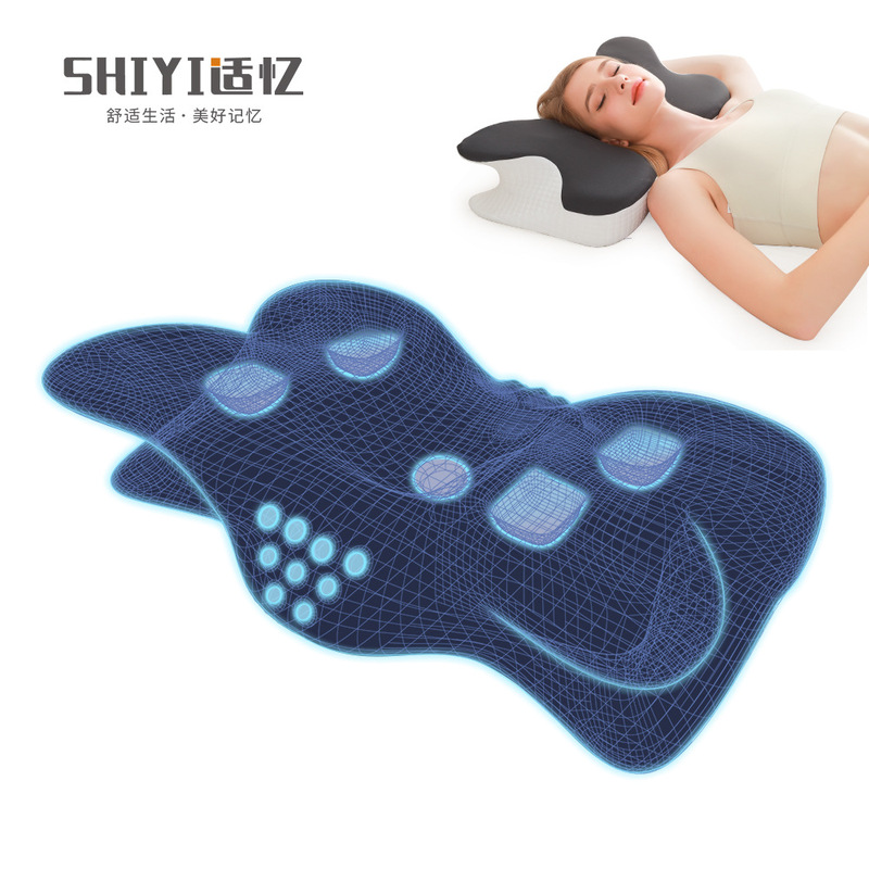 Memory Foam Slow Rebound Sleeping Pillow for Cervical Spine Protection, Deep Sleep Memory Pillow, Adult Shaped Pillow, Side Sleeping Pillow