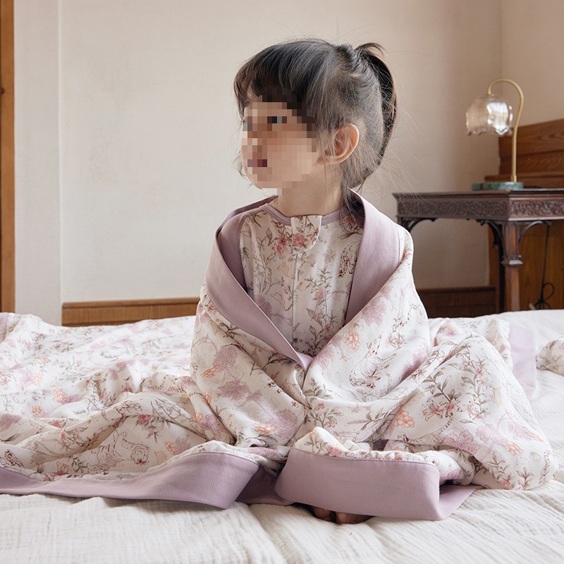 Children's summer gauze duvet