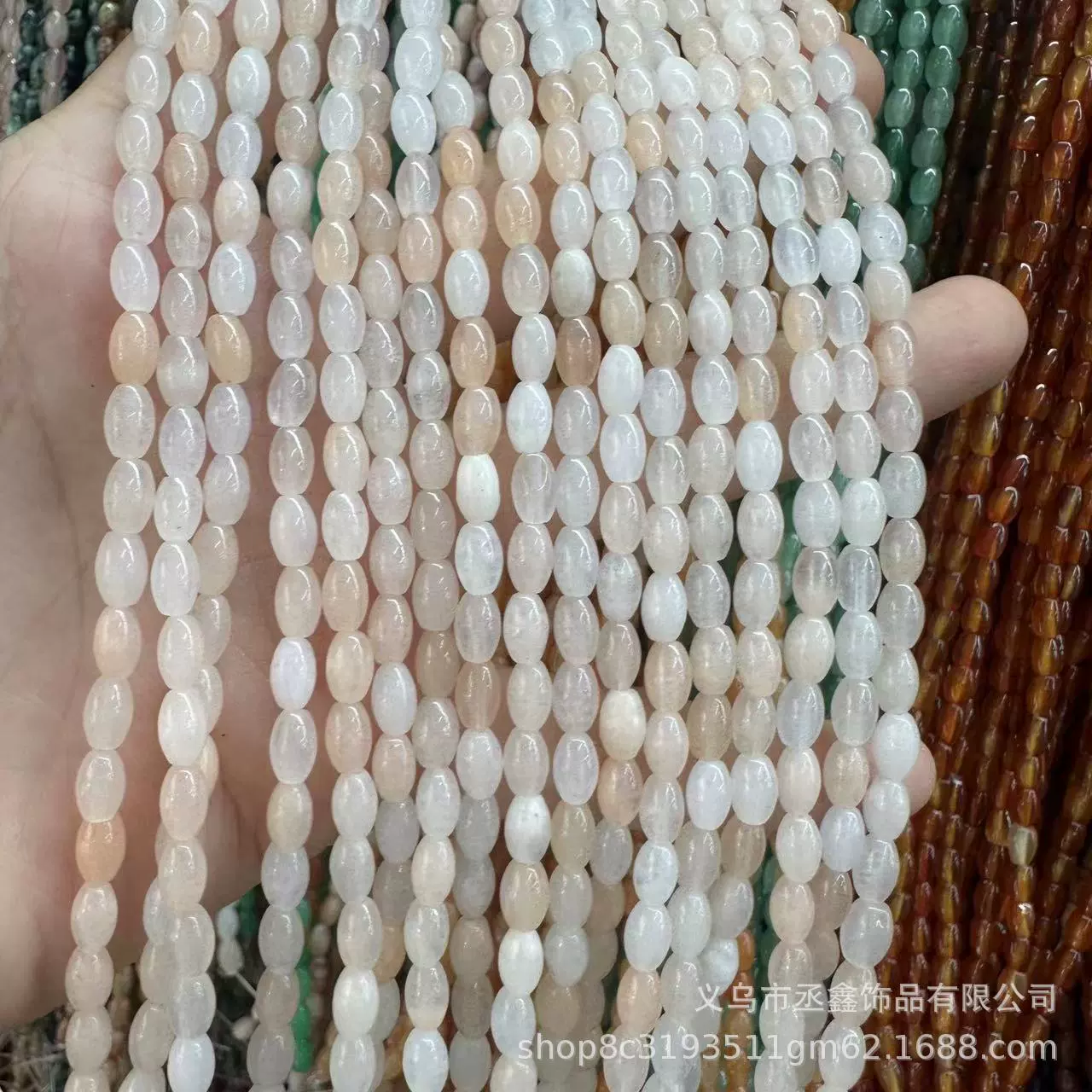 Organic agate Buddha white jade, rosary with round beads, accessory, accessories, 4×6mm, DIY, geolocation function