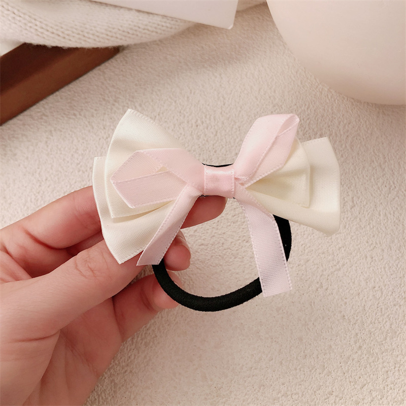 Nuevo anillo de cabello dulce arco cabello adorable niña adornos de cabello suaves princesa de estilo de dama correa cabello