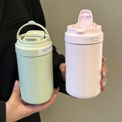 保溫杯女生ins高顏值兒童冬天ins小眾設計感咖啡杯2023新款保溫杯
