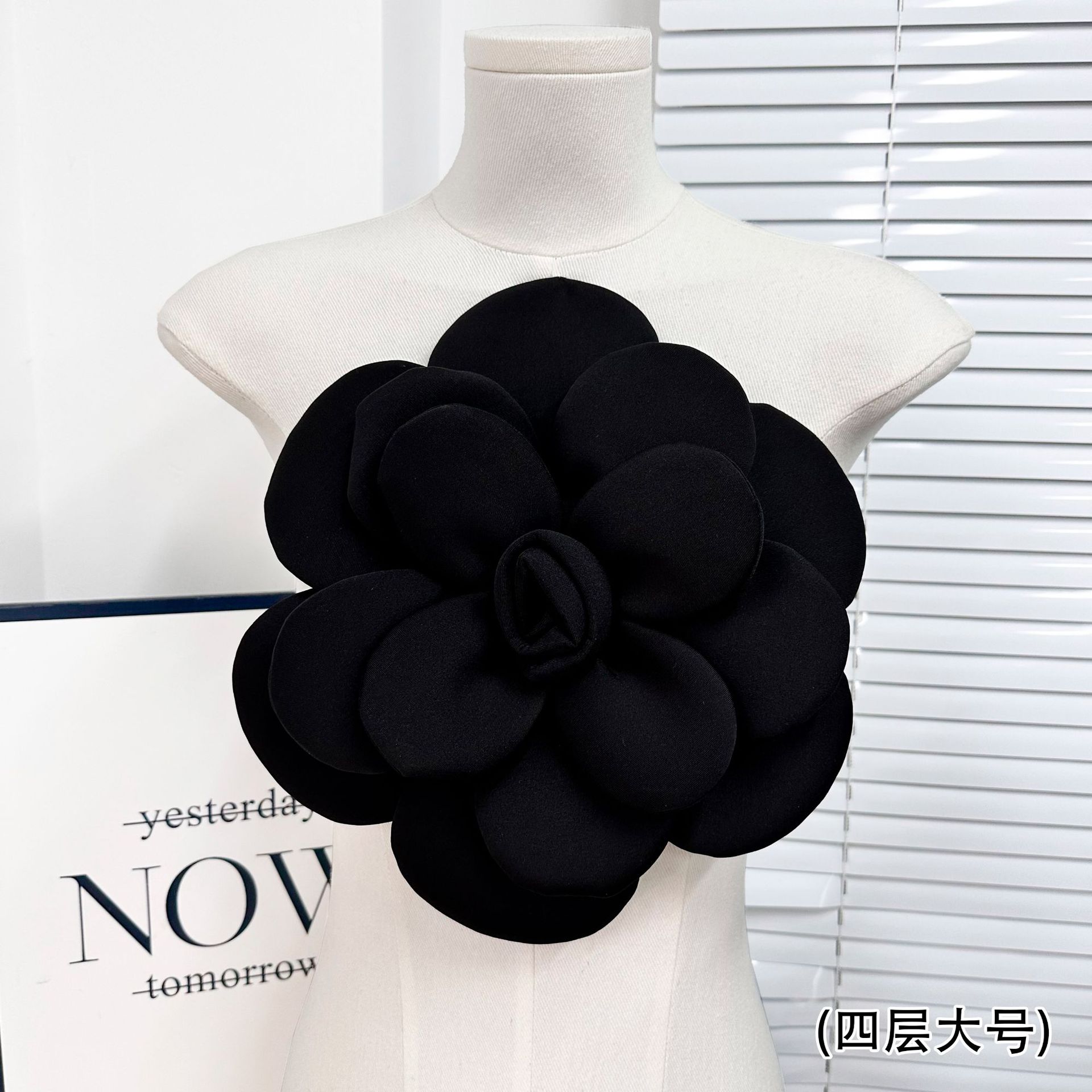 Comercio exterior transfronterizo tela tridimensional flor camisa vestido vestido DIY accesorios de flor hechos a mano venta directa fábrica