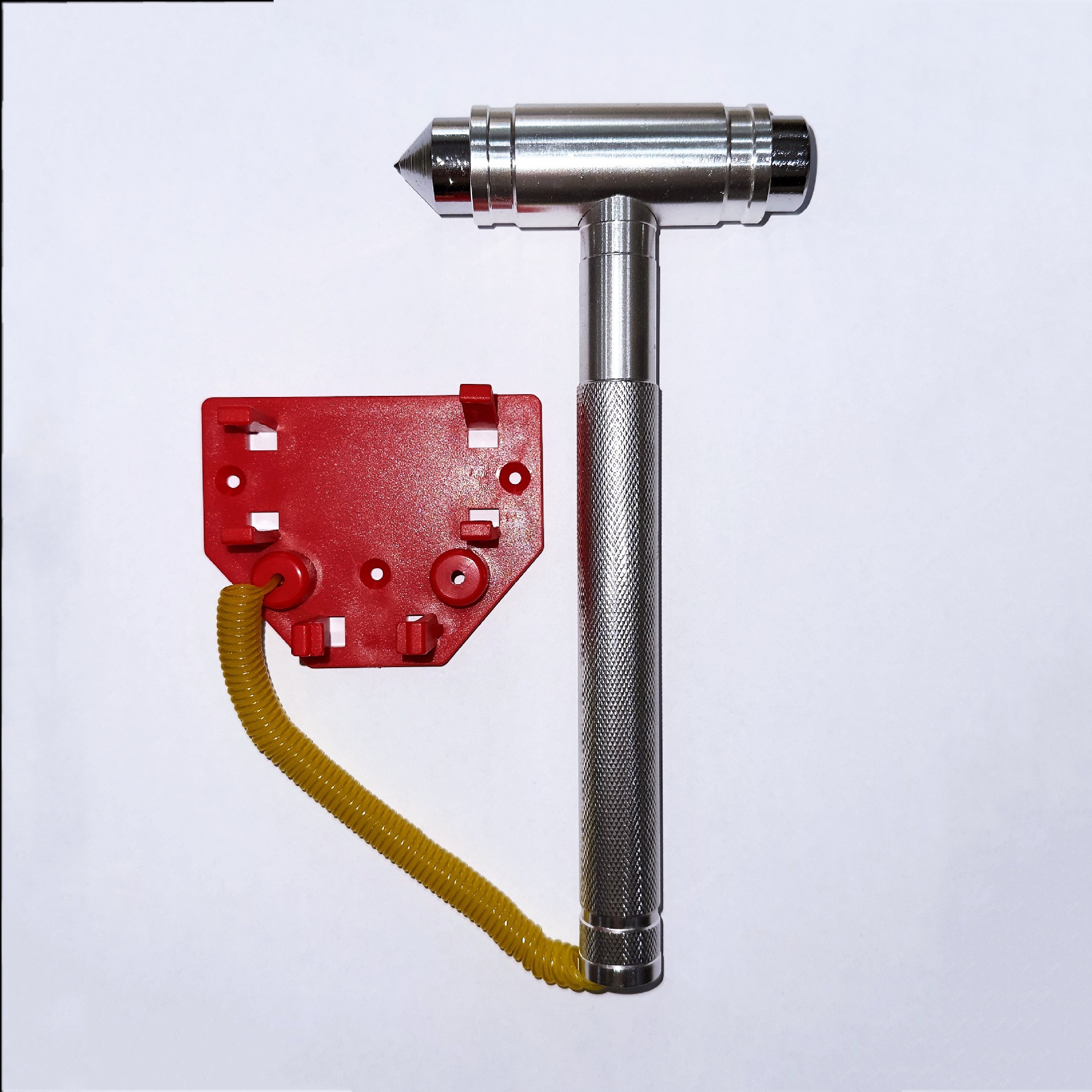 Fire Safety Hammer for Breaking Glass Doors, Household Escape Hammer, Office Tempered Glass Door Window Breaker with Anti-Theft Rope
