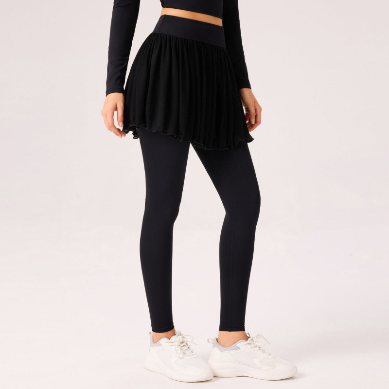 [Precio de un bocado] tamaño grande de cintura alta y grasa MM adelgazamiento casual tela de malla ropa de fitness vestido deportivo busto mujer image 7