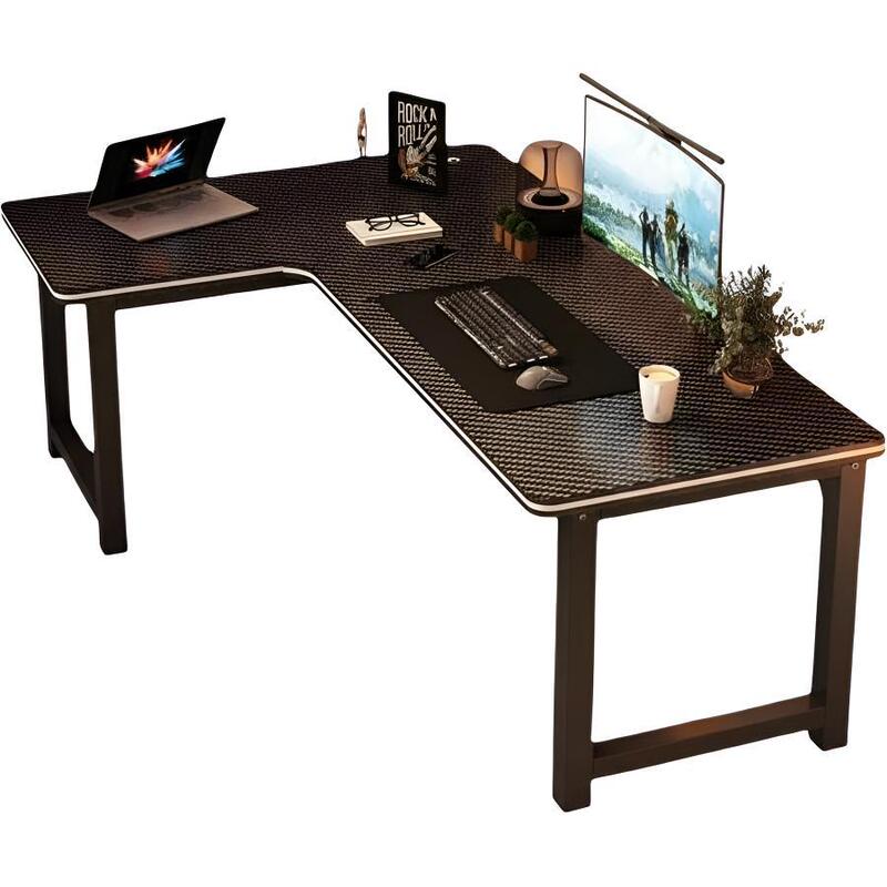 Corner Gaming Table Computer Table Desktop Home Double Desk Bookshelf Table Bedroom Corner Table Writing Desk