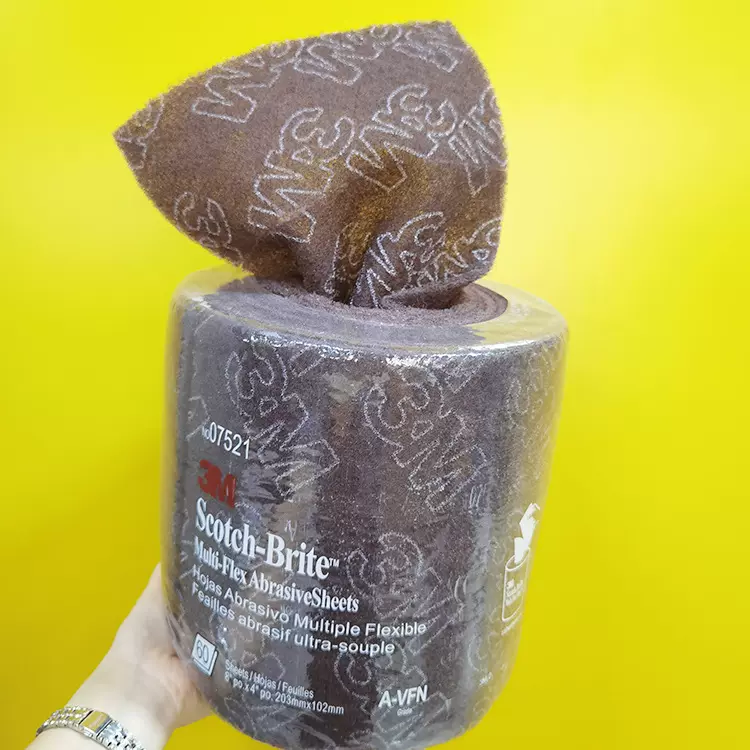 07521快利尼龙片擦拭布菜瓜布除锈布木器家具拉丝布3M工业百洁布