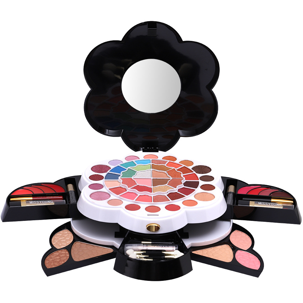 Wholesale of cross-border cosmetics, Amazon, European and American pearlescent and matte eyeshadow, blush, high-gloss lipstick, cosmetics and makeup sets undefined