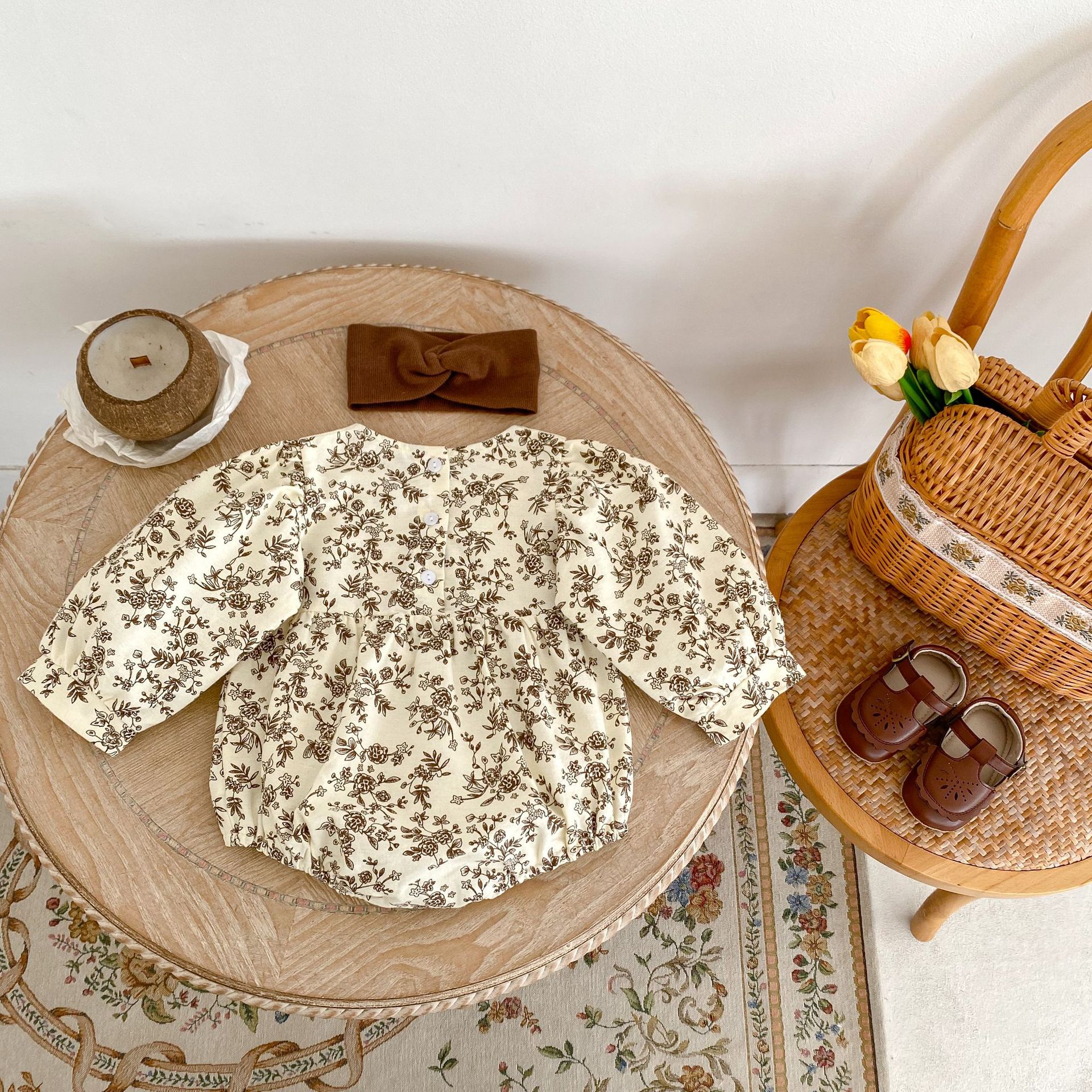 Clothing for infants young children aged 0-2 years old, long sleeved hoodie, 2024 spring and autumn printed patchwork_voghion.com