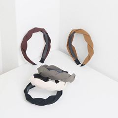 Scandinavian Minimalist Summer Weave Headband for Women, Elegant High Crown Hair Pin, Simple Face Washing Hair Clip, New in 2022