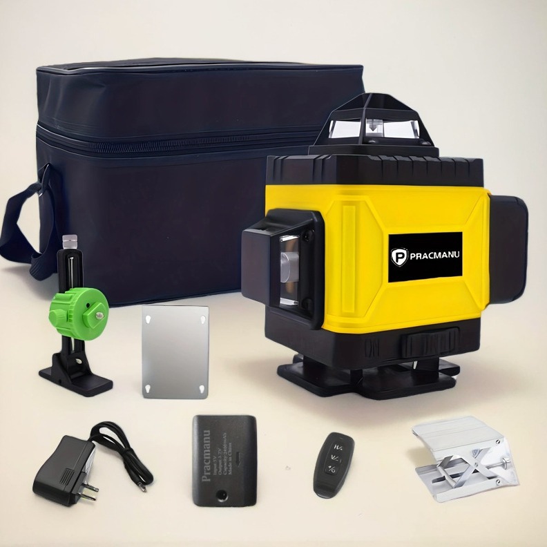 绿光16线高精度测量仪户外建筑两用激光水平仪自动调平贴墙贴地仪