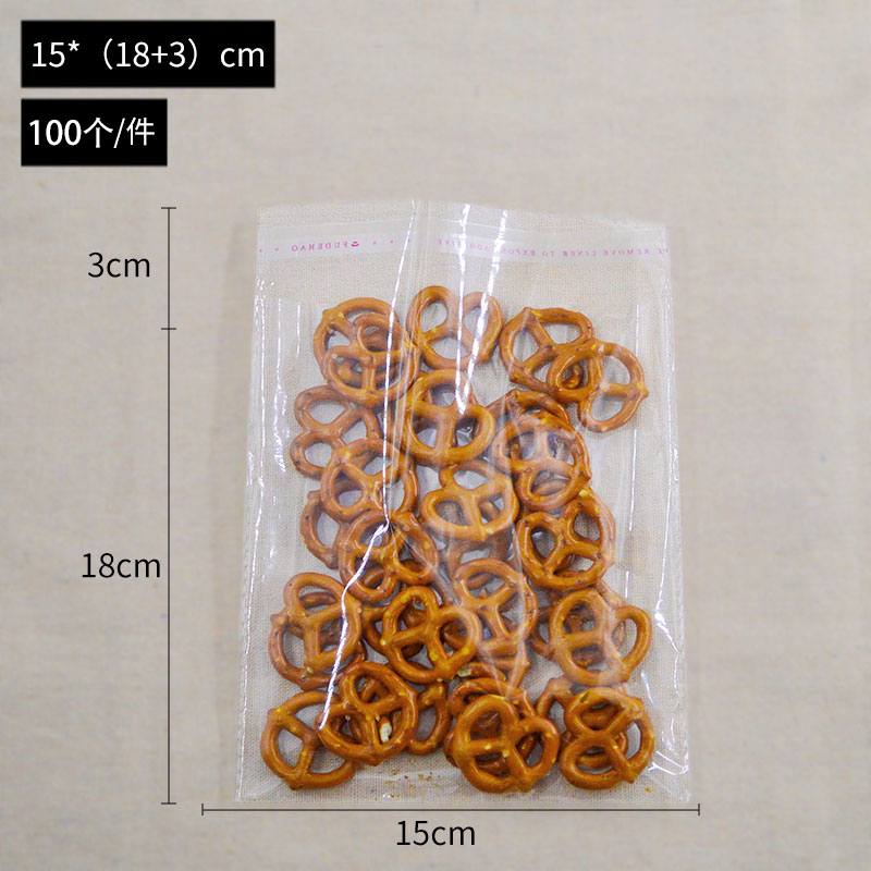 Huaxin Tiancheng bolsa autoadhesiva, bolsa de pan transparente en blanco, bolsas de bocadillos transparentes, bolsas de frutas y frutas, embalaje de horneado