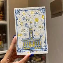 凸版凹印棉纸请柬定制创意邀请函法式结婚烫金喜帖婚礼结婚请柬