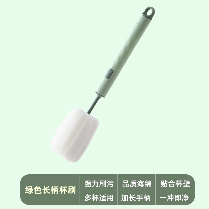 Gran cantidad de regalos en stock, botellas de tazas pequeñas, cepillo de tazas de agua domésticas, cepillo de limpieza, cepillo de tazas, mango largo, limpieza y polvo