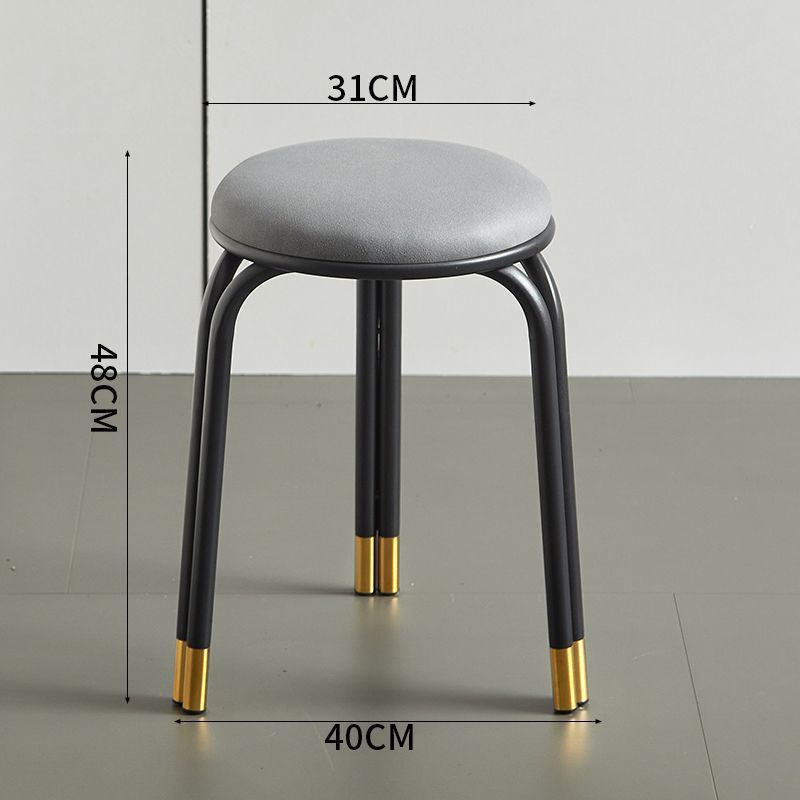 다크 그레이 테크니컬 가죽 표면 [높이 48 - 다리 2개와 다리 3개가 안정적] ◁ 추천 상품