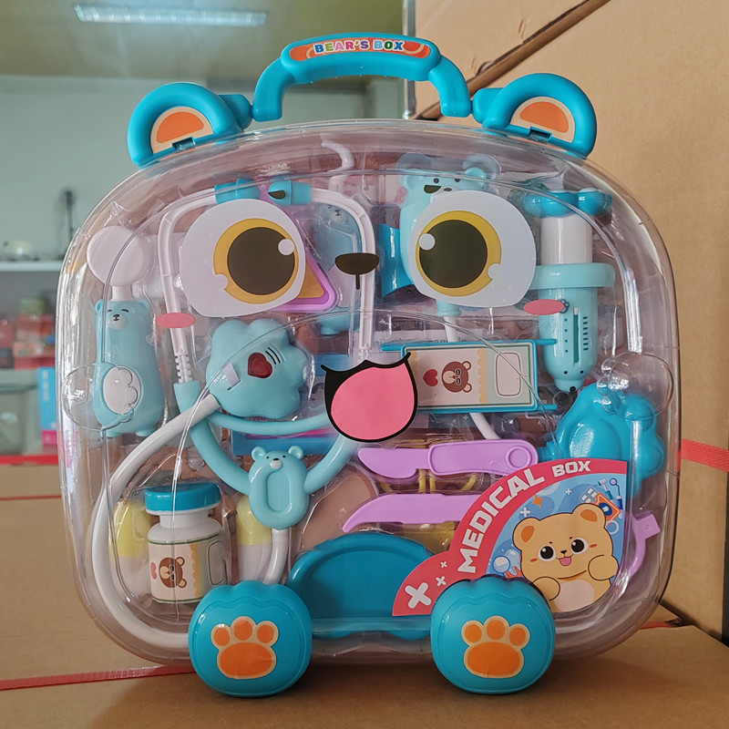 Children simulation medical suitcase toy small doctor clinic role play scene simulation game gift wholesale