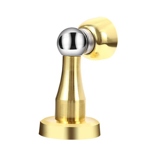 304 stainless steel door stopper construction engineering hardware indoor door strong magnetic thickened punched wooden door anti-collision door stopper