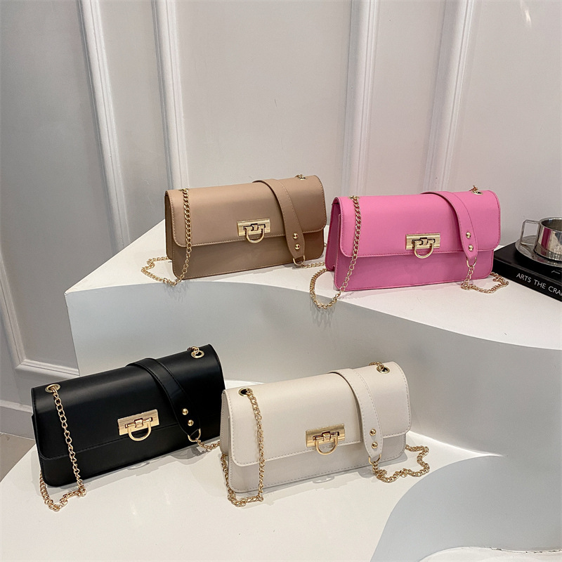 Casual Retro Small Square Bag 2025 New Fashion Trend Shoulder Bag Women's Bag Simple Fashion Casual Armpit Bag