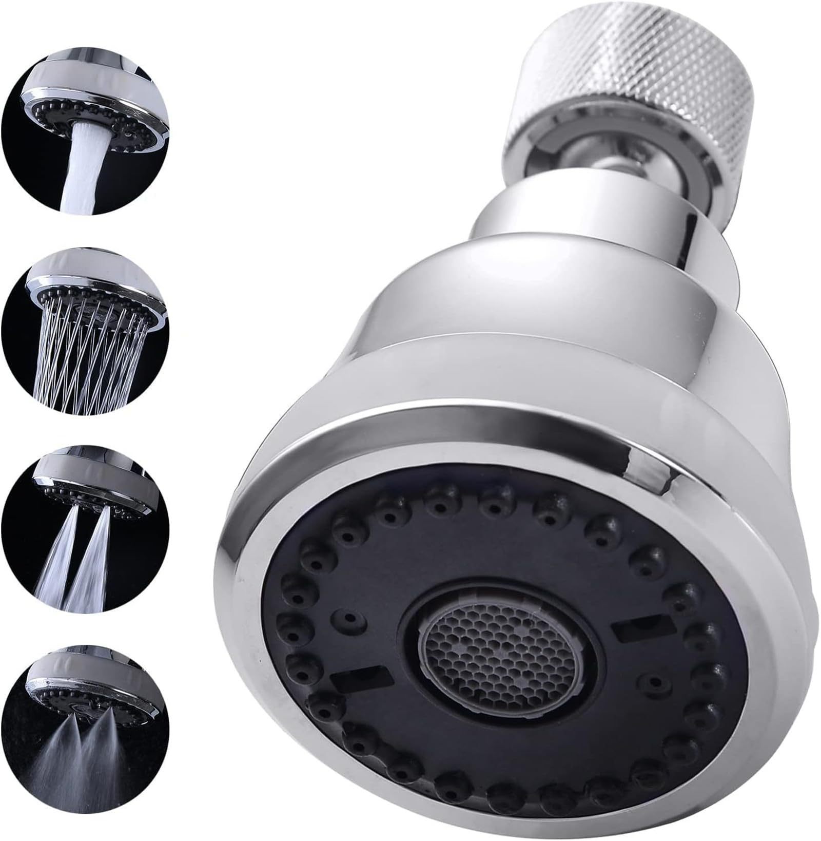 New - Cross-border kitchen showerhead pull-out faucet accessory replacement head bubbler European and American multi-functional nine-joint undefined