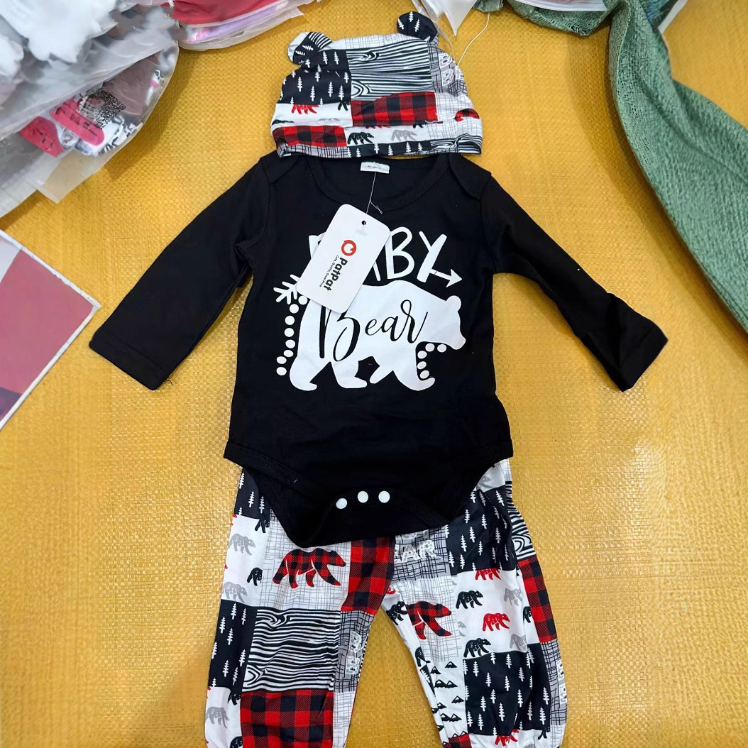 Patpat kids comercio exterior transfronterizo ropa infantil de niños, niños y niñas, artículos de cola misceláneos de verano, manga corta, paquete de bajo precio