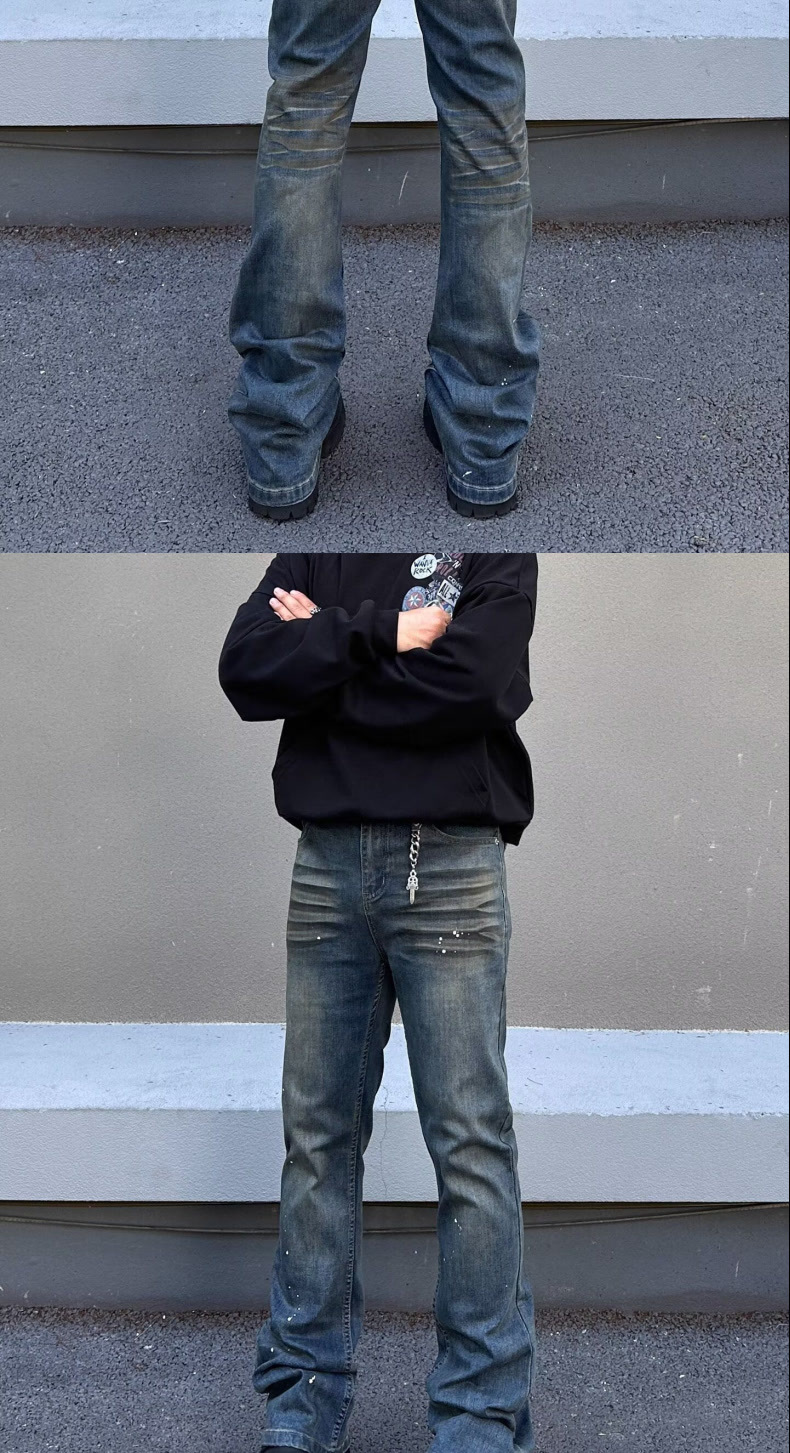 New Spring/Autumn High Quality Stretch Men's Jeans Straight Leg Slim Fit Retro Versatile Fashion Jeans_mkmklike.com