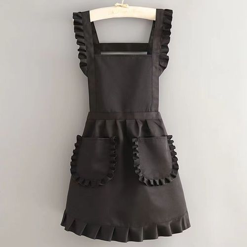 【Princess-style apron】Kitchen cooking apron, restaurant manicure workwear, advertisement logo