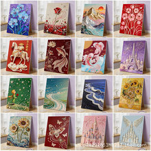 diy珍珠画手工钻石画送装饰画创意摆件闺蜜礼物摆台全新爆款