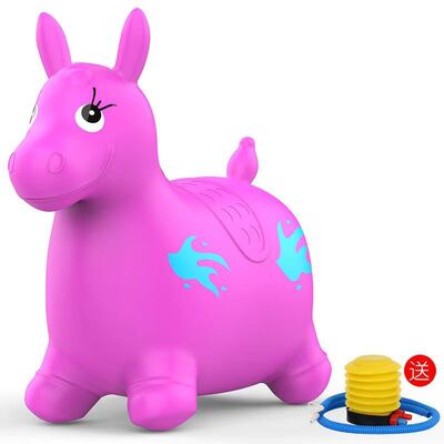 跳跳马音厚儿童充气加大加厚婴儿坐骑小孩音乐跳跳鹿厂家批发批发