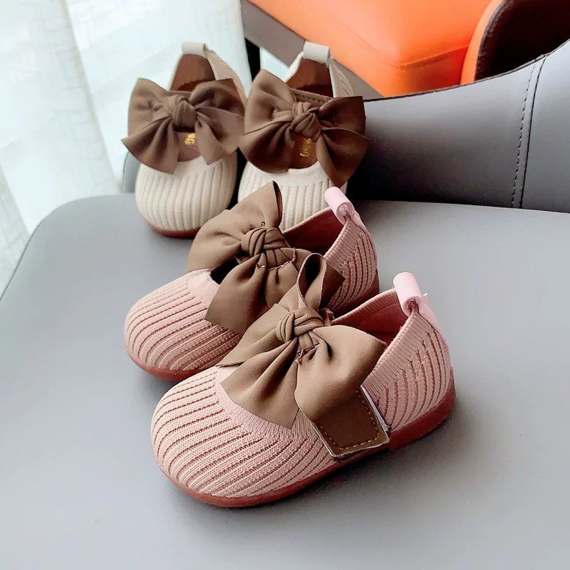 Детская обувь для малышей Весна и осень От 0 до 2 лет детская обувь принцессы Маленькая кожаная обувь для девочек Нескользящая детская обувь с мягкой подошвой
