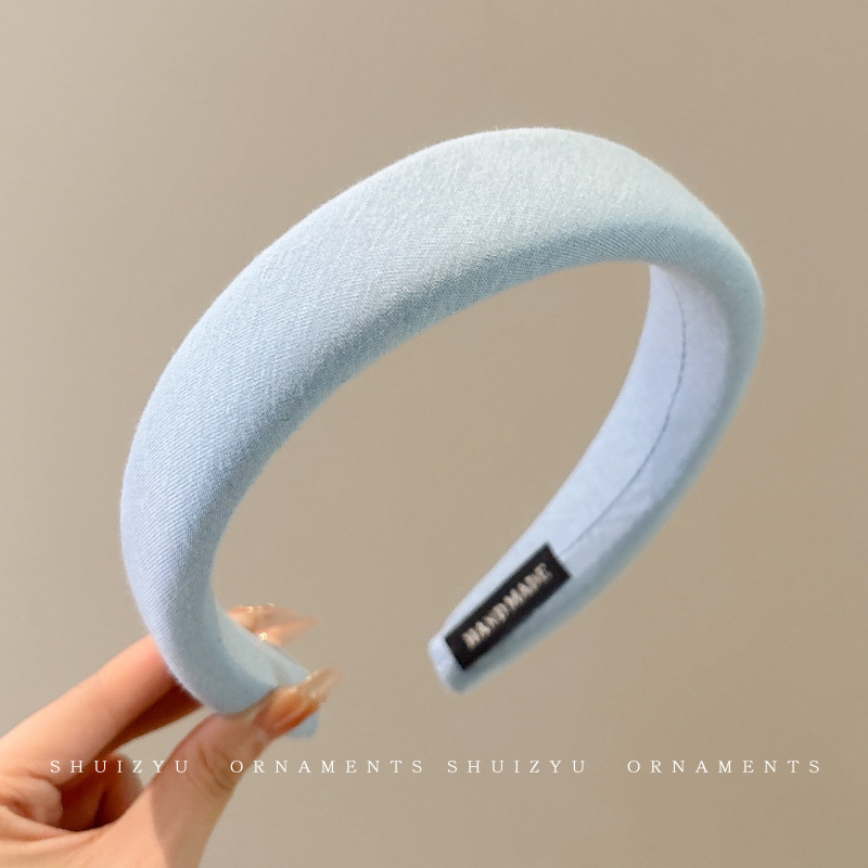 Brazo de cabello negro plegado para mujeres retro francés alto cráneo de borde ancho brazo de cabello de compresión para el cabello Bundle para el cabello fuera de la guarnición universal image 71