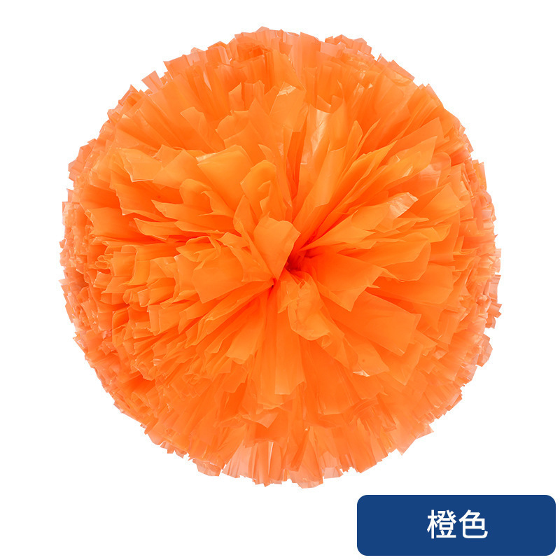 Porristas Bola de flores porristas mano flor mano sacudida flor danza rendimiento mano flor porristas flor bola de color rendimiento