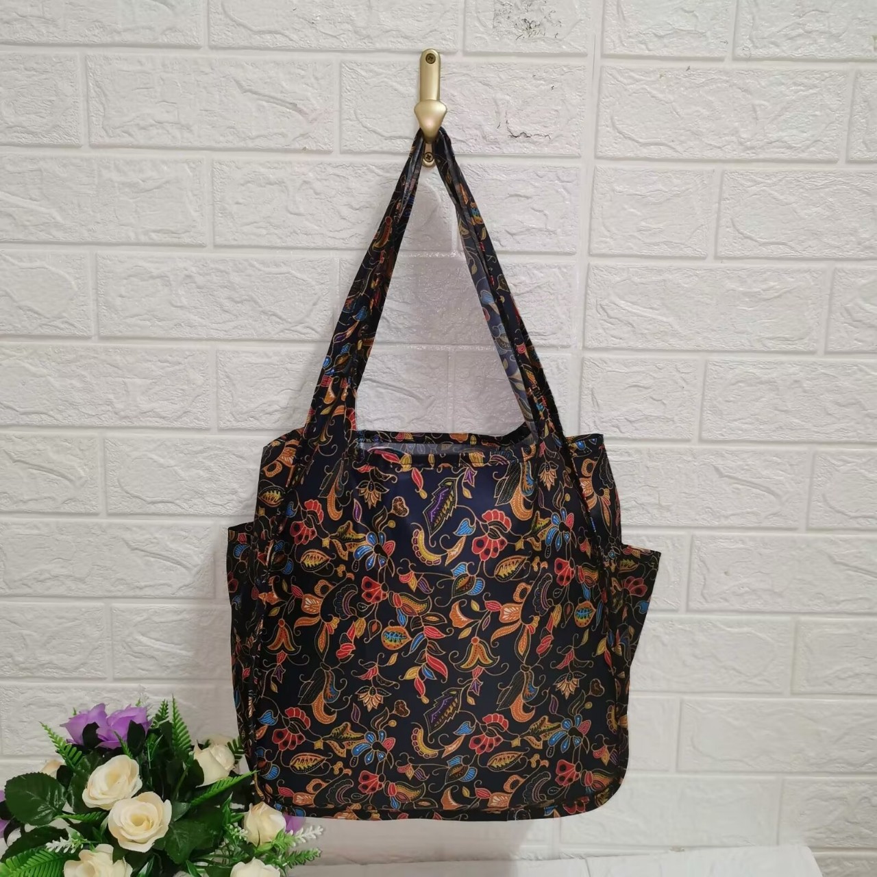 折叠购物袋轻便春卷包防水超市环保袋大容量妈咪包装书袋可收纳