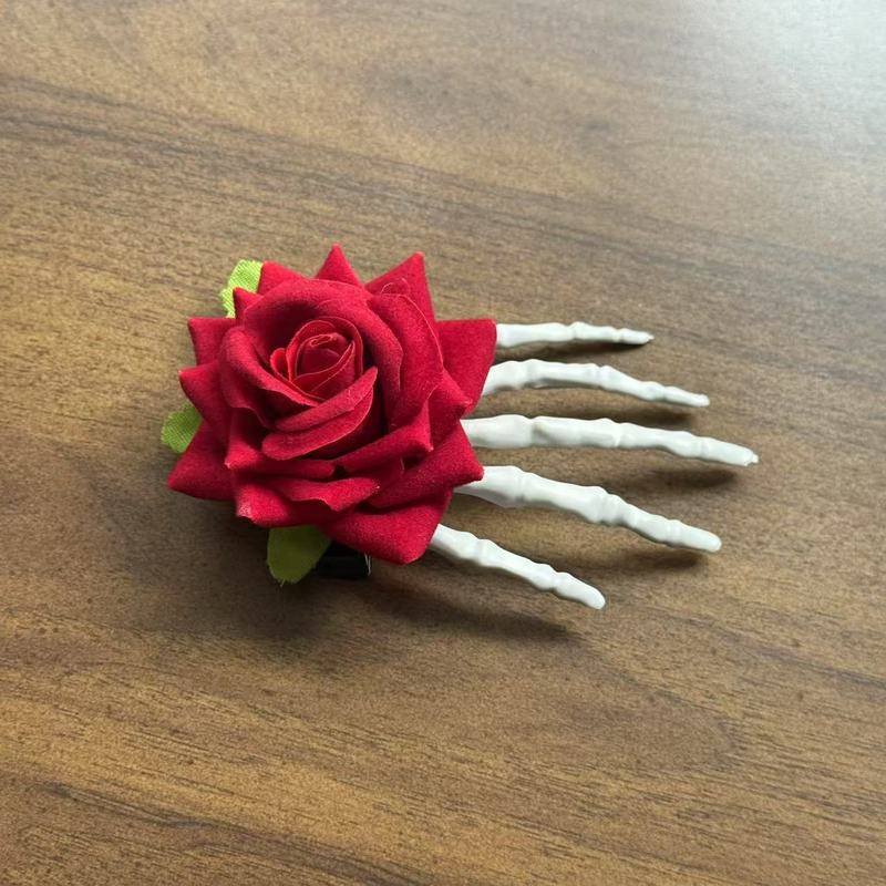 万圣节发夹边夹可爱搞怪南瓜幽灵鬼头节日暗黑发卡派对聚会装扮女|undefined