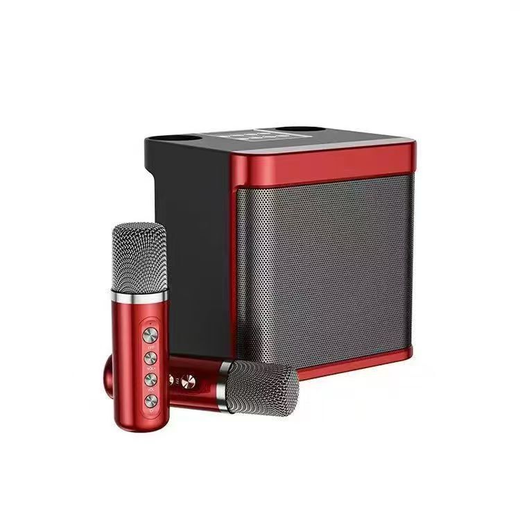 Cross-border YS203K speaker wireless Bluetooth sound card microphone all-in-one machine for home and outdoor KTV audio Cross-border YS203K speaker wireless Bluetooth sound card microphone all-in-one machine for home and outdoor KTV audio