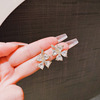 Sophisticated small design earrings, advanced silver needle, light luxury style, silver 925 sample, high-quality style
