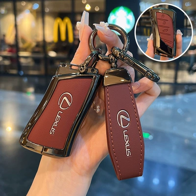 Static Rod/Key Bag, Suitable for Lexus - type-b-burgundy-rope-buckle-hanging-buckle