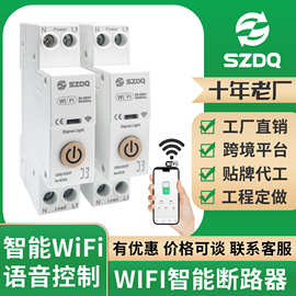 涂鸦WiFi智能断路器计量开关过欠压保护手机远程控制定时质保五年