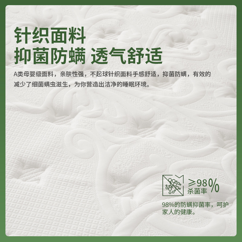 Master Ma Five-Star Hotel Simmons Sponge Mattress Latex Coconut 20cm Silent Independent Spring Mattress Home