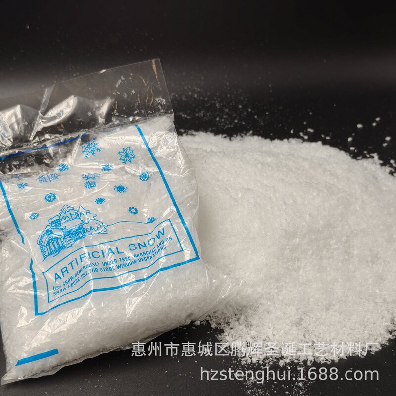 Factory Direct Sales of Simulated Snow, 50g Pack, Artificial Snow, Christmas Snow, Dry Snow Powder, Handmade Snow Scene Decoration, Snowflakes, Fake Snow Factory Direct Sales of Simulated Snow, 50g Pack, Artificial Snow, Christmas Snow, Dry Snow Powder, Handmade Snow Scene Decoration, Snowflakes, Fake Snow